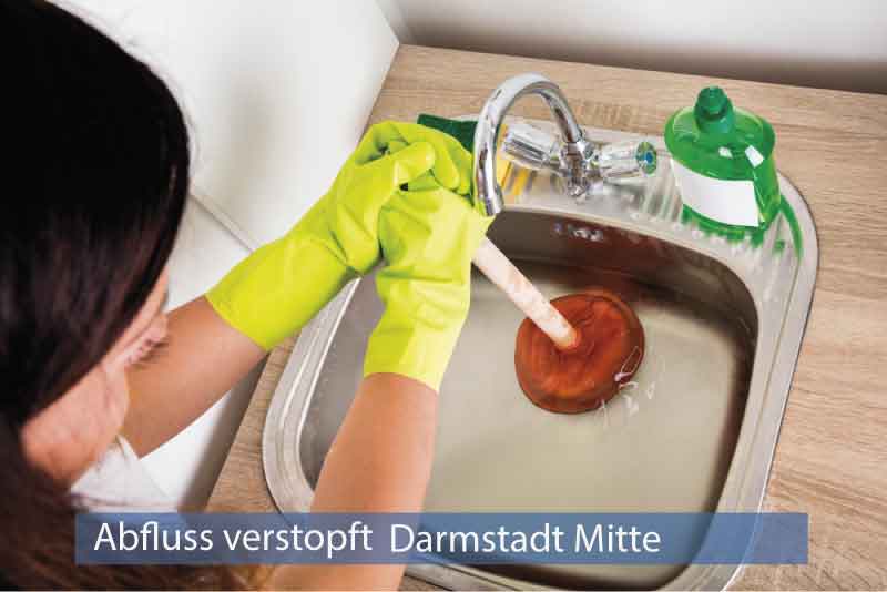 Abfluss verstopft Darmstadt Mitte